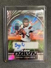 2025 Leaf Football Nation A New Dawn Brady Edmunds RC Auto #13/15 Ohio State