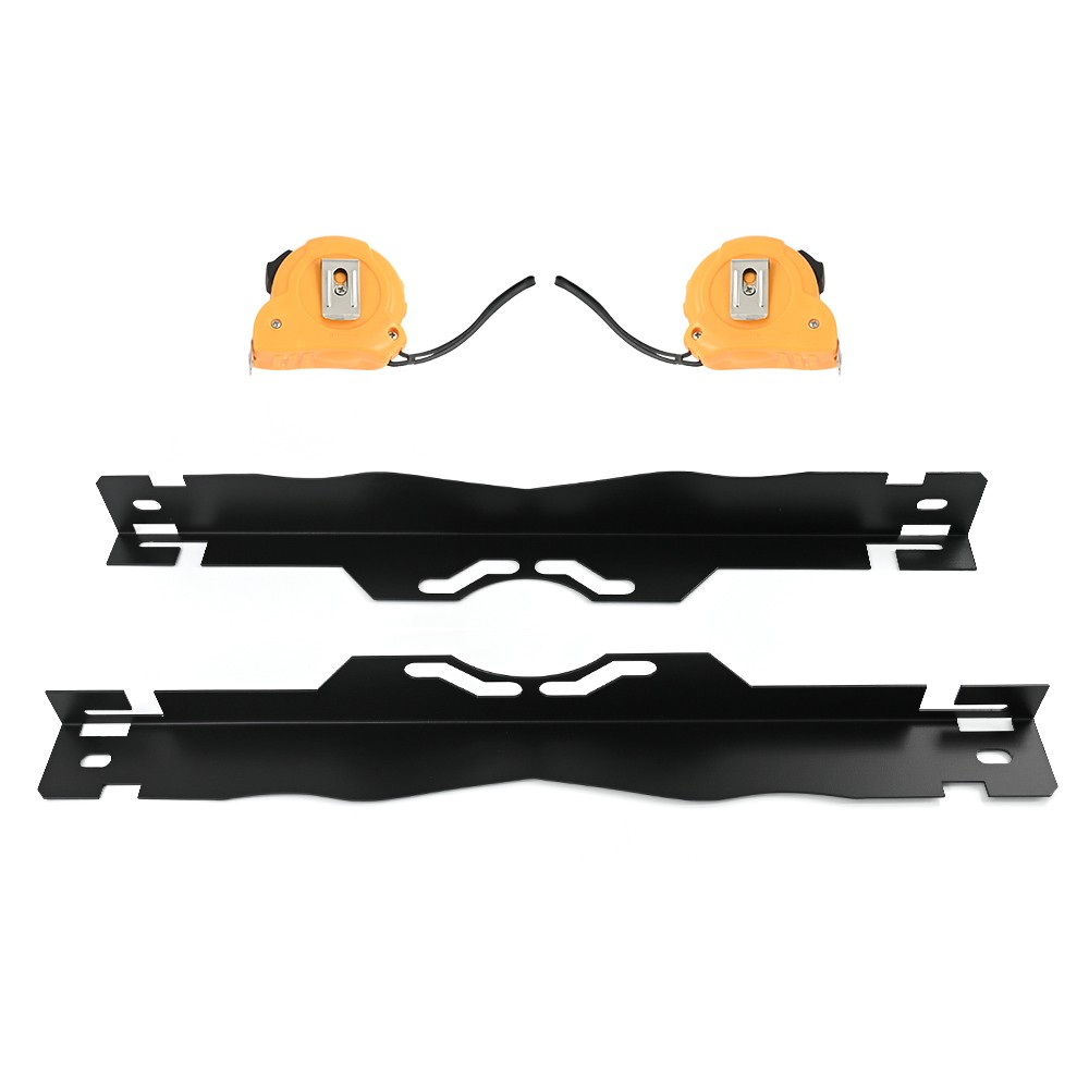 2pcs Wheel Alignment Plates Tool Kit + Measuring Tapes Car Toe Alignment Plate