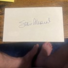 Stan Musial Signed Index Card 3x5 Baseball Cardinals HOF Autograph JSA