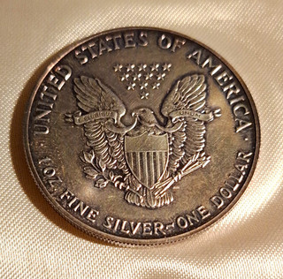 American Silver Eagle 1 oz Silbermünze 0 999 One Dollar 1990 (USA)