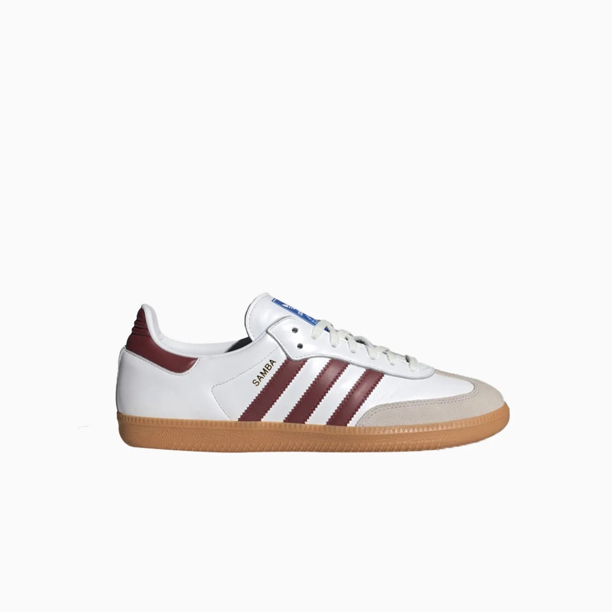 MEN'S ADIDAS Samba OG If3813 Cloud White / Collegiate Burgundy
