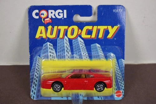Vintage Corgi Auto City Ferrari  348 tb Decklid Opens To See Motor LQQK