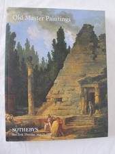 Sothebys Auction Catalogue Old Master Paintings New York May 1998 Sale #7136