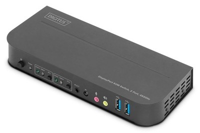 Displayport KVM Switch 2 Port 4K60Hz Digitus DS-12850