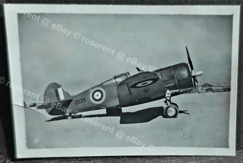 WW2 Egypt - RAF Curtiss Mohawk 2535 - small  photo 7 by 4.5cm