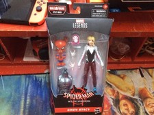 Marvel Legends Spider-Man Into Spider-Verse Gwen Stacy BRAND NEW BAF Stilt Man.