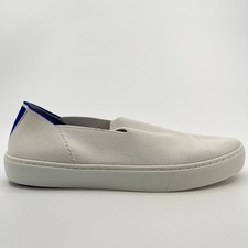 Rothy's The Original Womens Size 8.5 White Casual Walking Slip On Shoes Sneakers