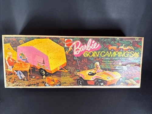 VTG 1973 Mattel Barbie Going Camping Set #8669  NOT Complete w/Box All Original