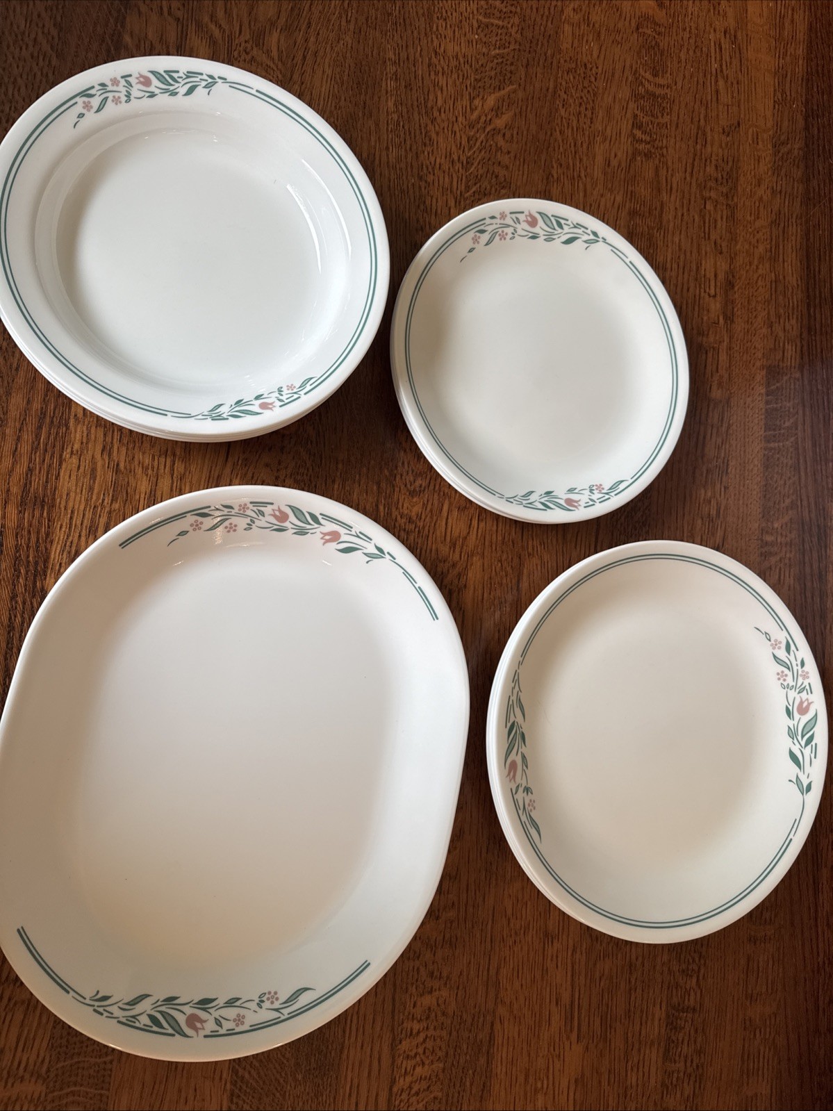 Vintage Corelle Rosemarie dinnerware dishes plates bowls 13 