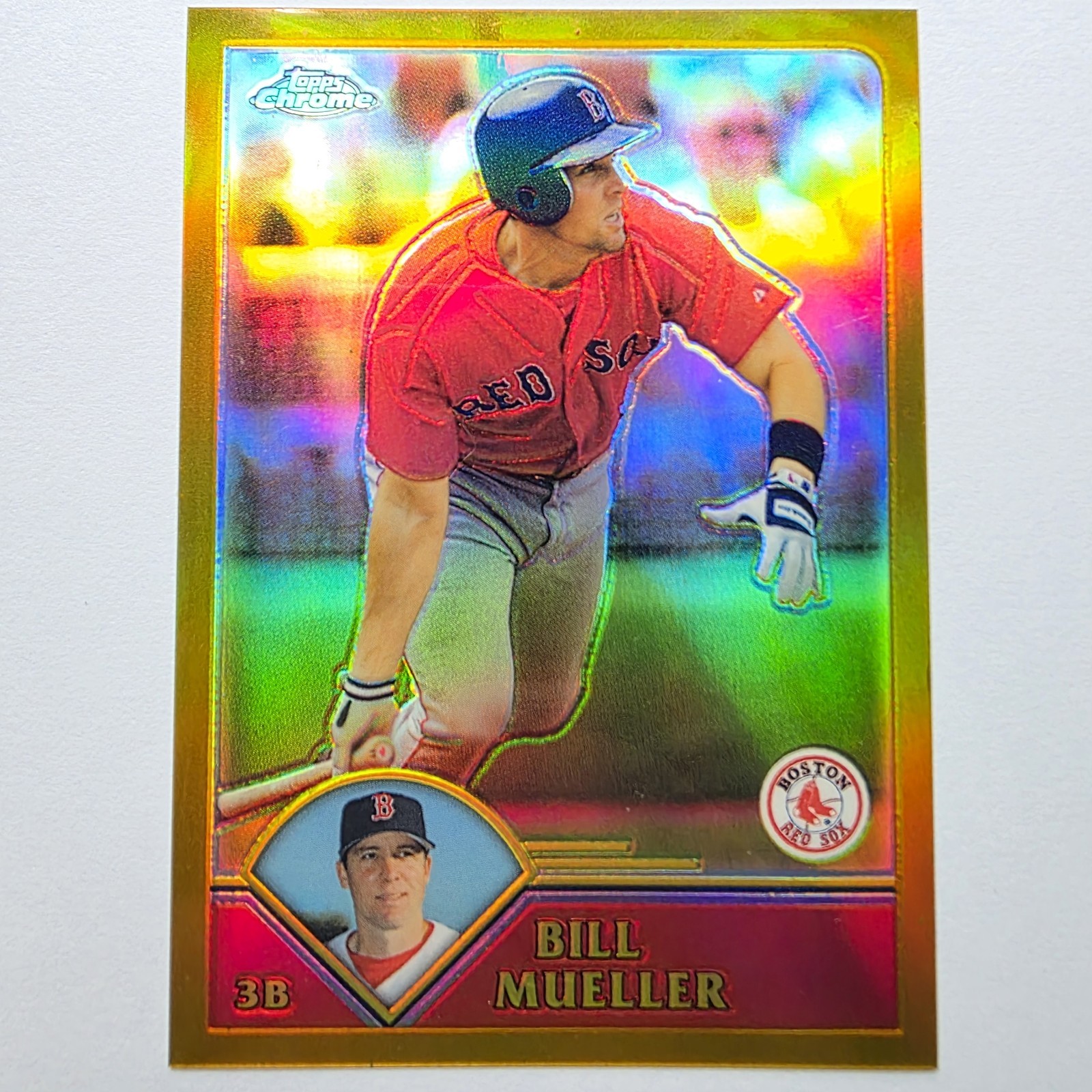 2003 Topps Chrome - Bill Mueller #263 Gold Refractor /449