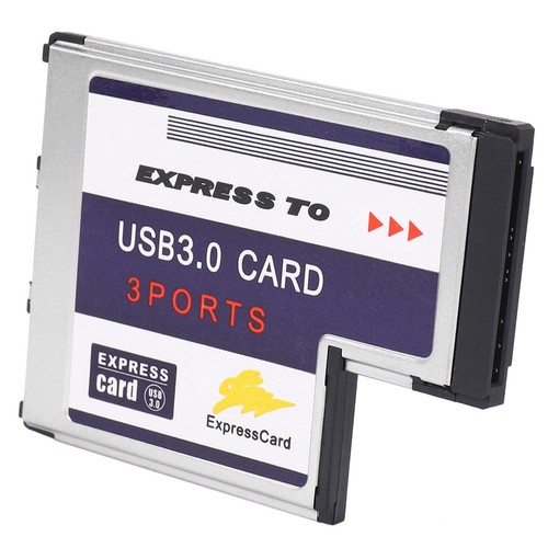 3 Port USB 3,0 ExpressCard Karte 54mm PCMCIA-Express-Card fuer Notebook NEU J7Y4 - Afbeelding 8 van 9