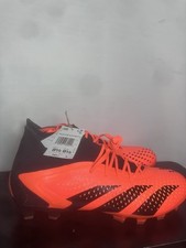 Adidas Men's Predator Accuracy.1 FG Soccer Cleats Size 8.5 Black Orange GW4625