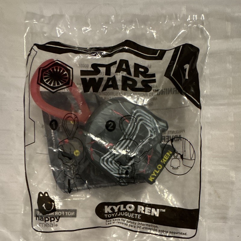 McDonald's Happy Meal Star Wars Kylo Ren Toy #1 (Bagged) 2019 Age 3-4
