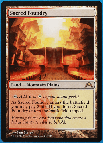 Sacred Foundry Gatecrash NM Land Rare MAGIC GATHERING CARD (ID# 504208) ABUGames - Picture 1 of 2