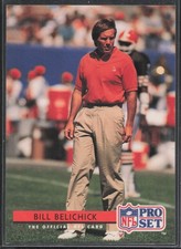 1992 Pro Set #144 Bill Belichick RC