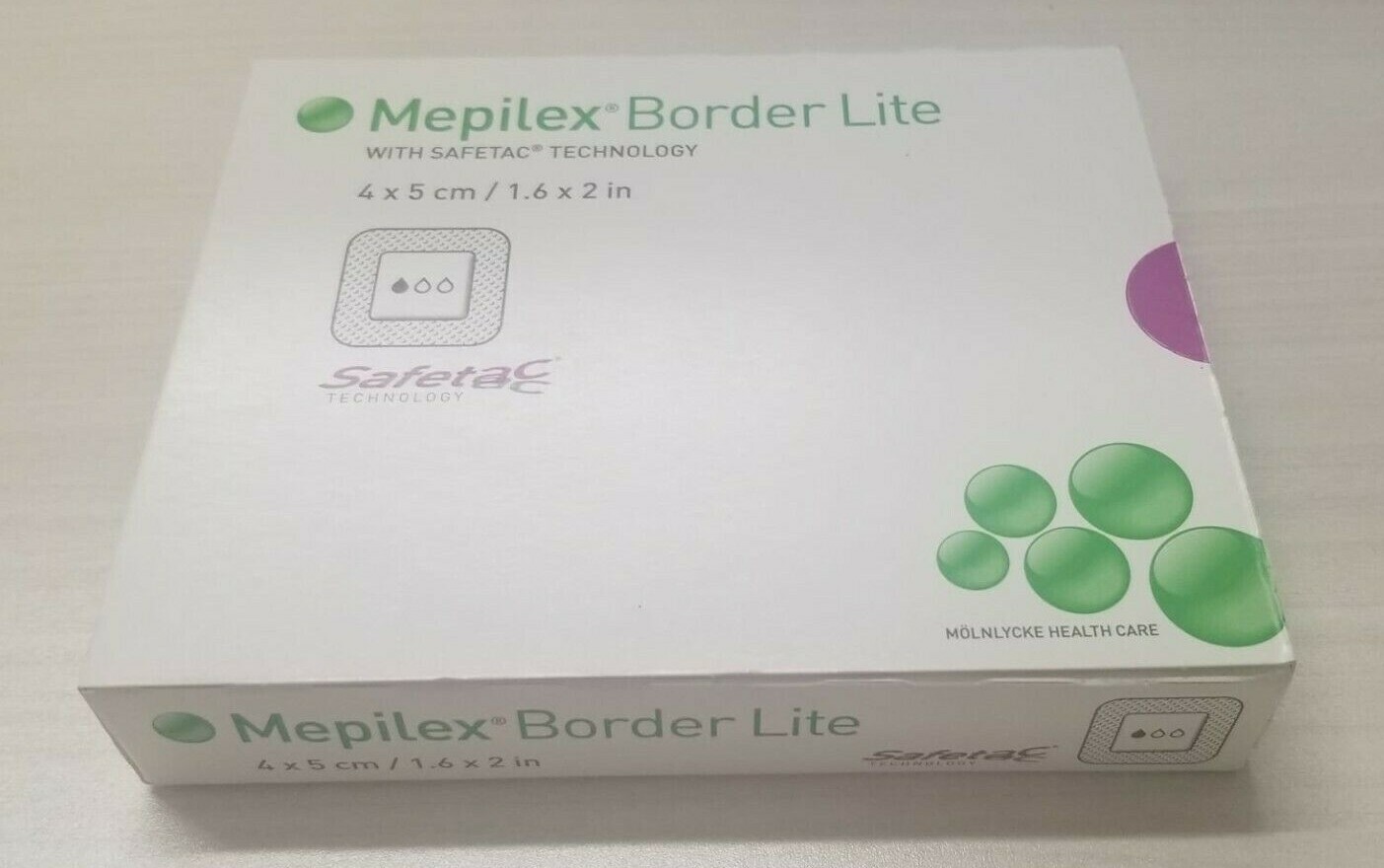 Pack of 10 Mepilex Border Lite SelfAdhesive Foam Dressings 1.6x2