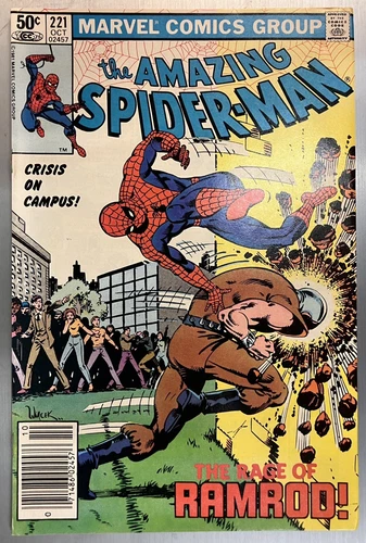 Amazing Spider-Man #221 Newsstand HIGH GRADE BRONZE ASM (NM)