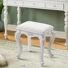 Dressing Table Stool Bedroom Footstool Makeup Vanity Chair Seat Bedroom Footrest