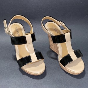 X-Appeal Wedge Heels - Black Beige Wedges (Size 6) | eBay