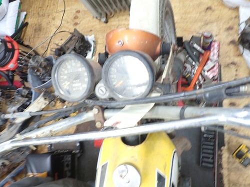 Yamaha 1975 Yamaha DT400  Enduro Gas/Fuel/petrol Tank/Cap/Petcock - Bild 9 von 11