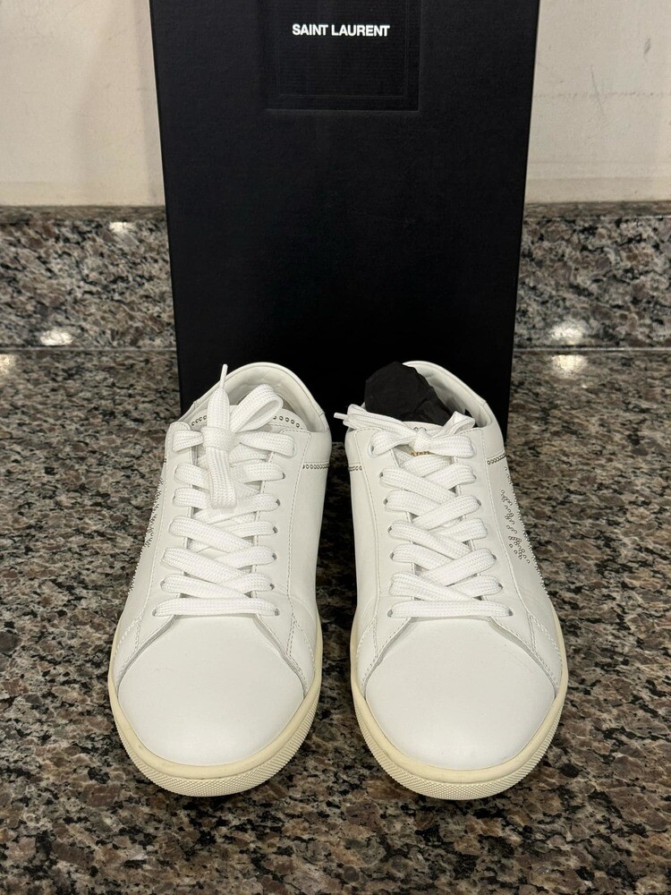 YSL Studded Low Top Trainer Size 41 EU / 8 US Men's DE YSL Studded Low Top Trainer Size 41 EU / 8 US Men's DE