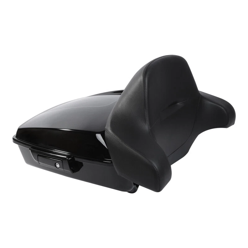 Chopped Trunk Backrest Mount Rack Fit For Harley Touring Electra Glide 1997-2008 - Image 4 of 4