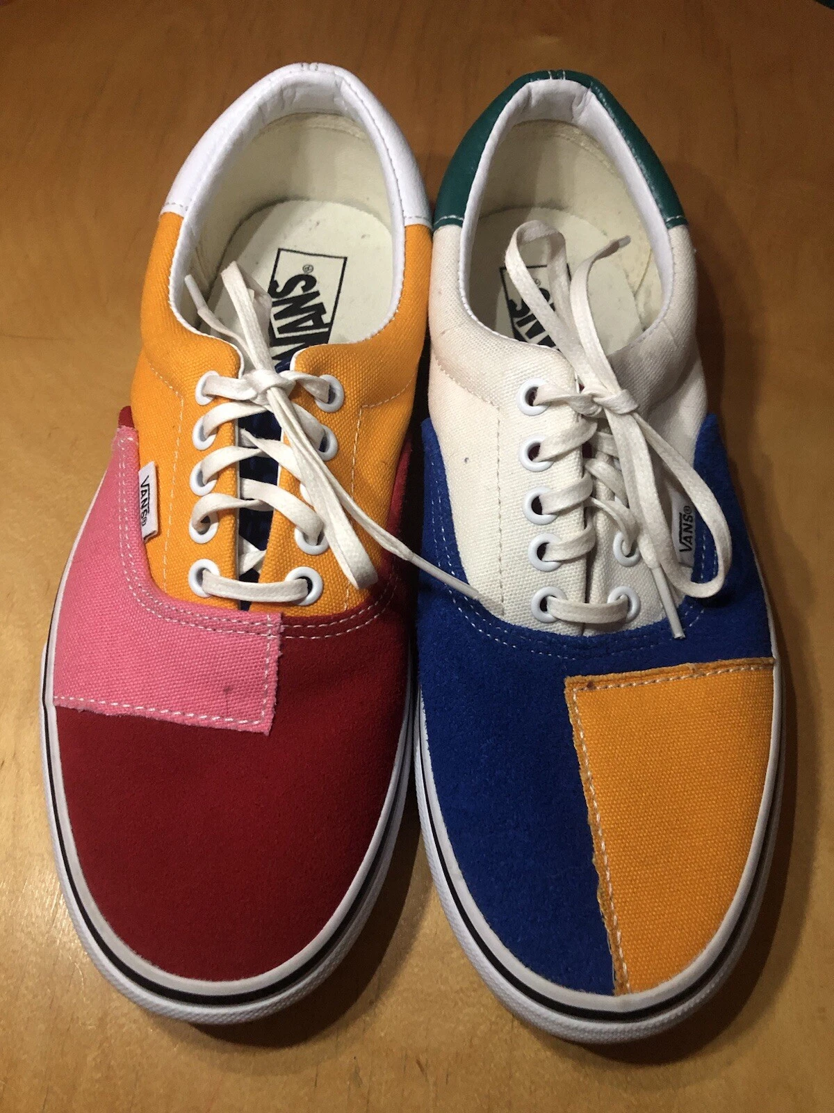 Sneaker unisex patchwork New Vans Era taglia 8 uomo o 9 5 donna nuove come nuove