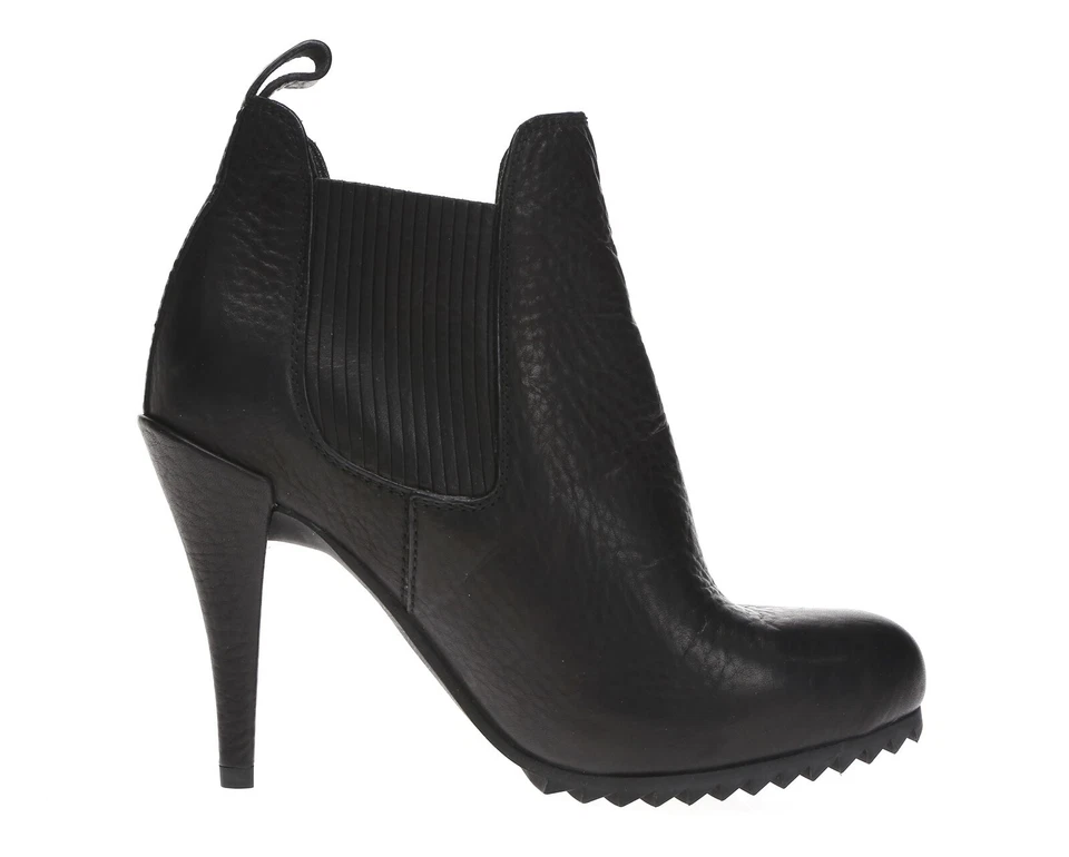Pedro Garcia 女式 Justine 黑色皮革踝靴 尺码 38 全新 — 第 4/4 张图片