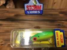 Vintage Storm Pre Rapala AH Tot SP Color FYG with Box Bass fishing lure