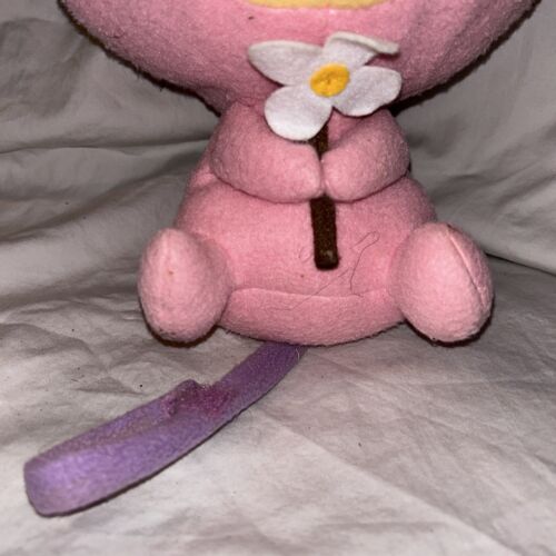 Chi Chai Monchan Plüschtier Sanrio Nakajima rosa 12 Zoll Affe Blume 2004 2005 - Bild 3 von 6