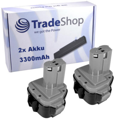 2X original Ersatz Akku für Makita PA12 1200 1220 1222 1233 1235 6223D