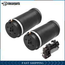 3PCS Rear Air Suspension Spring & Compressor For Mercedes W251 R320 R350 R500