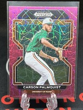 2022 Prizm Draft Picks Baseball Base #PDP88 Carson Palmquist - Miami Hurricanes