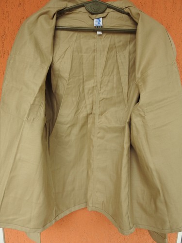 Vintage ZEPPELIN CAT Work Jacket Bucking Dreinaht Chore Coat Beige New (M) - Picture 6 of 11