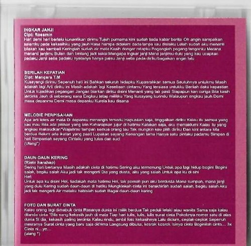 Hetty Koes Endang My Best Collection Vol.1 CD HDCD Mastering Lyric Indonesia Pop - Imagen 3 de 5