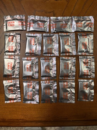 Lot of 19 Maruchan Chicken Flavor Ramen Noodle Seasoning Packets / Packs