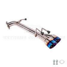 For 18-24 Toyota Camry SE Muffler Delete Single Exit Burnt Tip Axle Back Exhaust