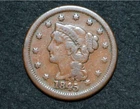 Photo of a 1845-P Large Cent from an eBay listing that sold on Jul 22, 2026