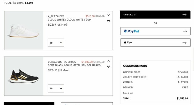 shop adidas coupon code