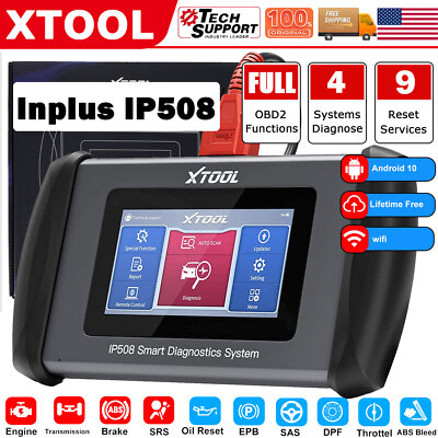 XTOOL IP508 Car Auto Diagnostic Scanner Car Code Reader ABS BMS Scan Reset Tool