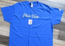 Philadelphia 76ers Sixers Liberty Bell Snake Phila Unite X-Large T-Shirt GILDAN