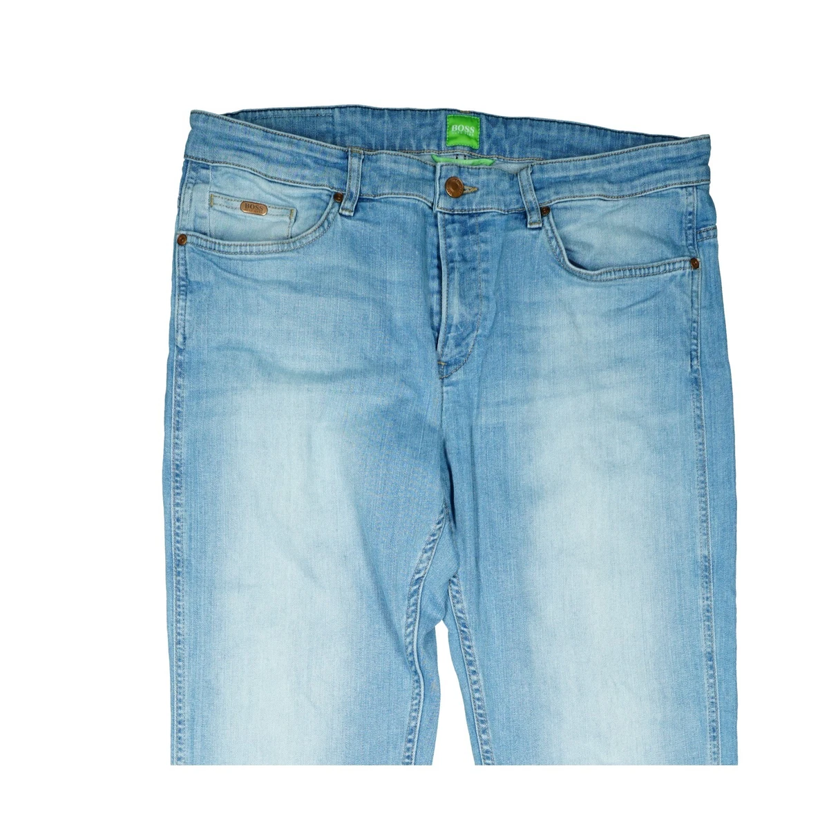 Hugo boss green jeans best sale stretch