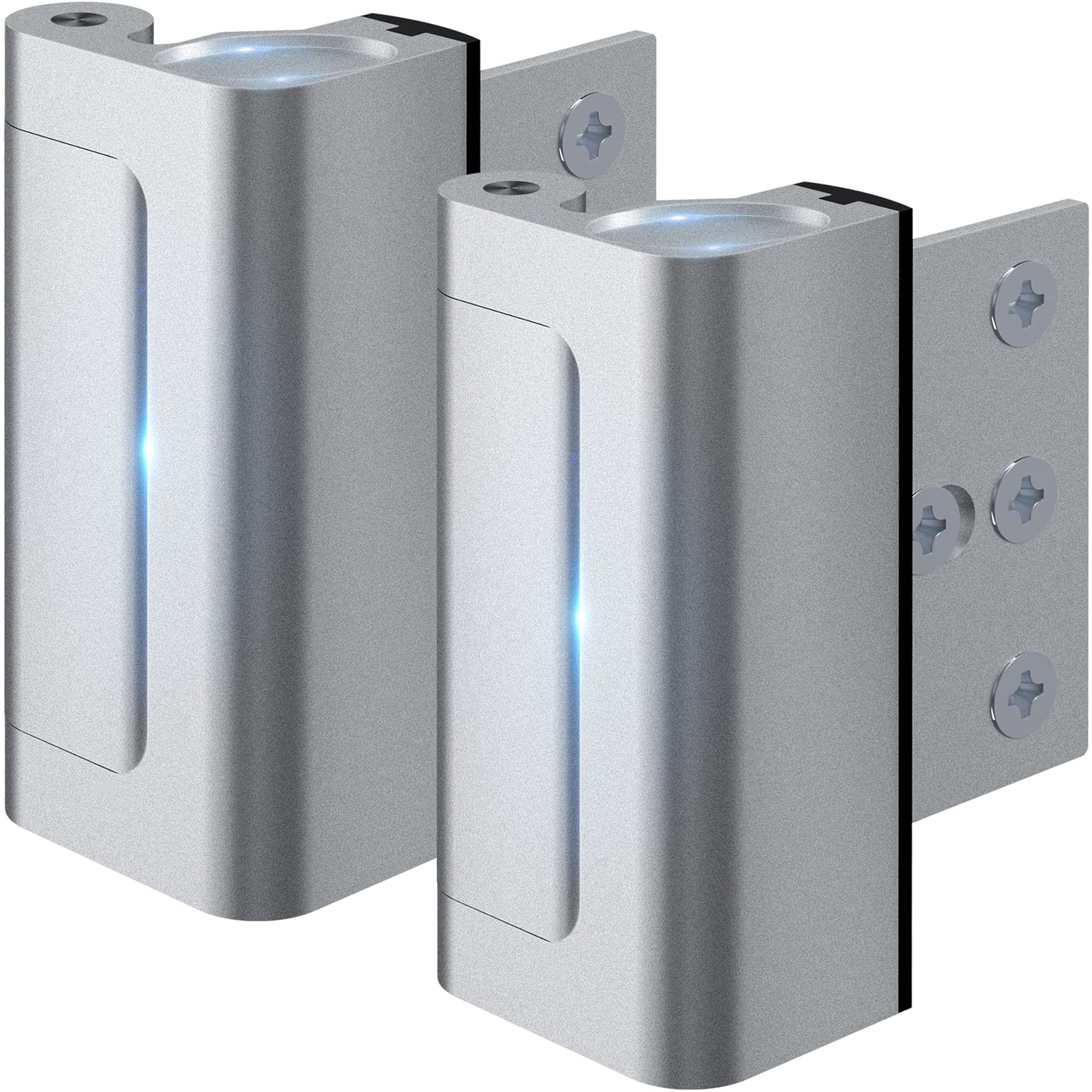 2 Pack Door Lock Withstand 800 lbs for Inward Swinging Door,Door Reinforcemen...