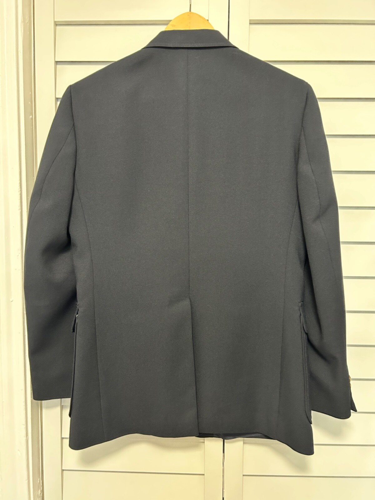 Hagar blue machine washable polyester hopsack bla… - image 3