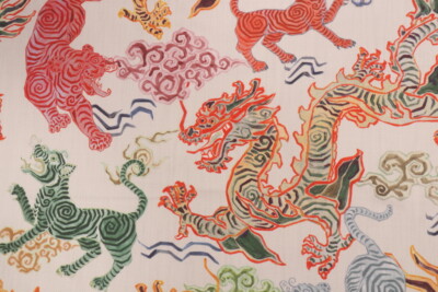 2 DRAPES  Best Dragons Best Foo Dog  BACK IN STOCK ALL COLORS Made in USA