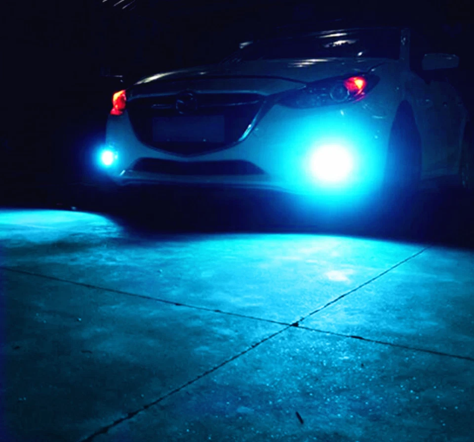 Alla Lighting 3200lm 8000K 27-LED H11 Fog Light Driving Bulbs Lamps Ice Blue - Image 2 of 4