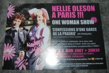 (M2) photo dédicace autographe autograph alison arngrim nellie oleson