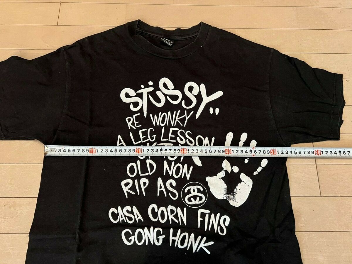 2006 Vintage Stussy x KAWS Graffiti World Tour Black White T 2006 Vintage Stussy x KAWS Graffiti World Tour Black White T