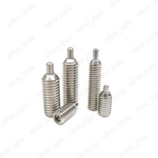 304 Stainless Steel Hex Socket Set Screws Pin head Positioning Plunger M3-M12