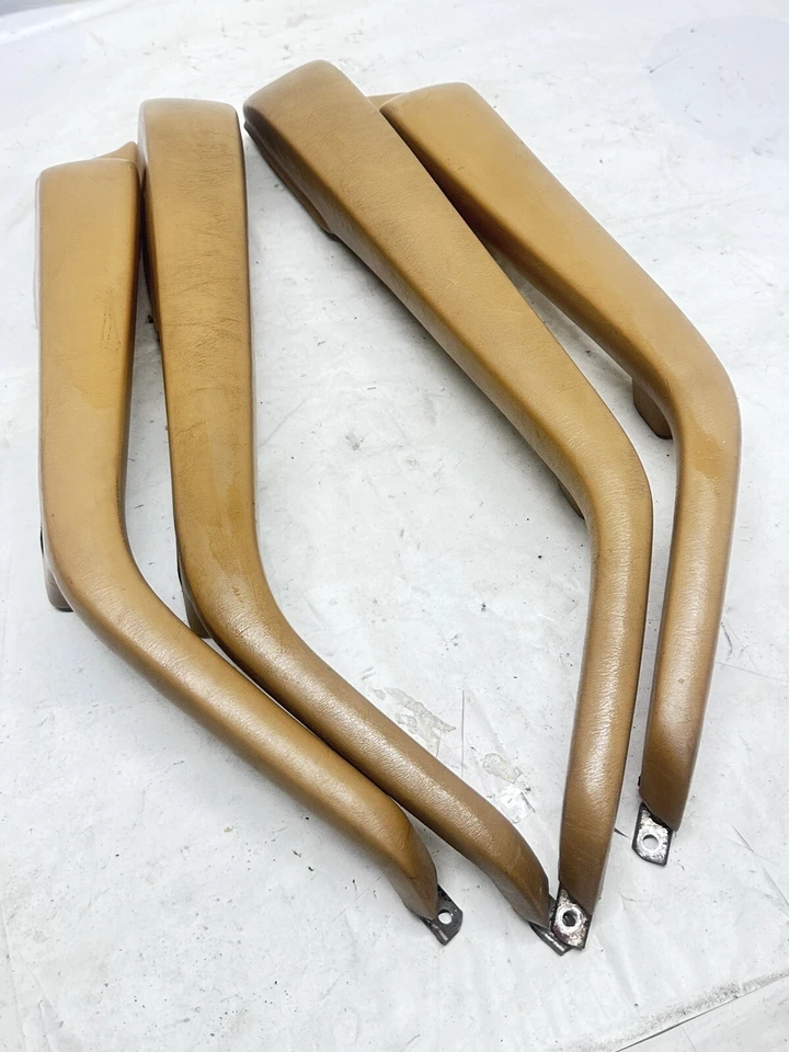 1986-1991 Mercedes W126 420SEL Interior Door Pull Handle Arm Rest Set Tan OEM ✅ - Изображение 3 из 4